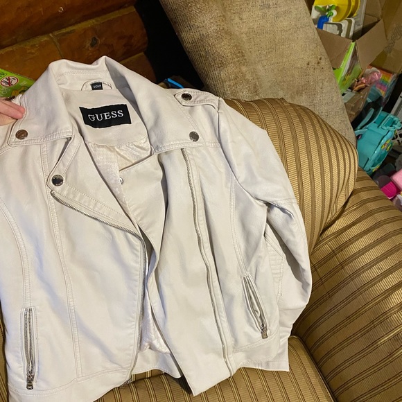 Womens cream jacket - Picture 3 of 4